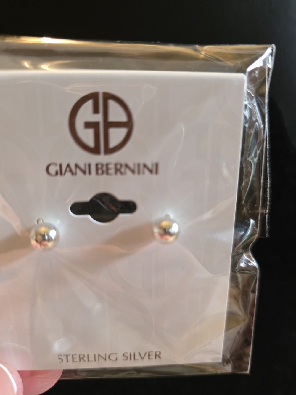 #361 Giani Bernini Sterling Silver Polished Ball Stud Earrings - Silver